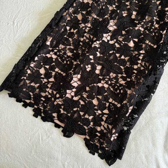 NEW Leslie fay black lace dress - Picture 5 of 7
